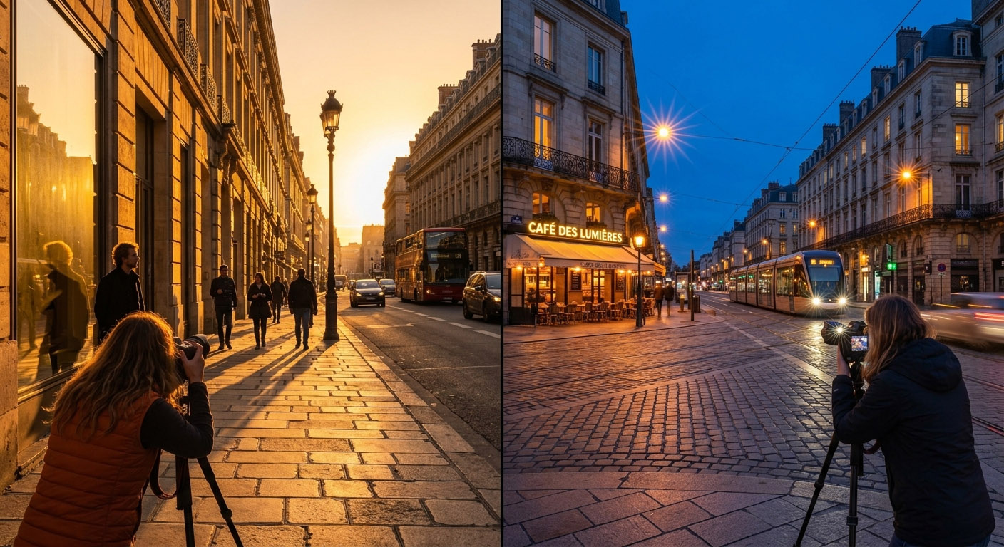 Qu'est-ce que l'heure bleue et l'heure dorée (Golden Hour) ?