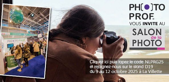 Rencontrez les cours de photographie PhotoProf au Salon de la Photo sur le stand D19